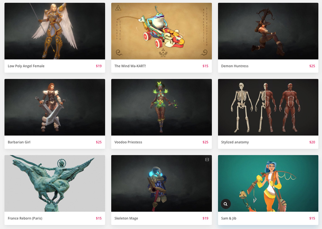 Sketchfab eröffnet Store für digitale 3D-Modelle